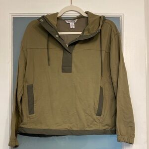 Athleta Sage Green Pullover Hoodie